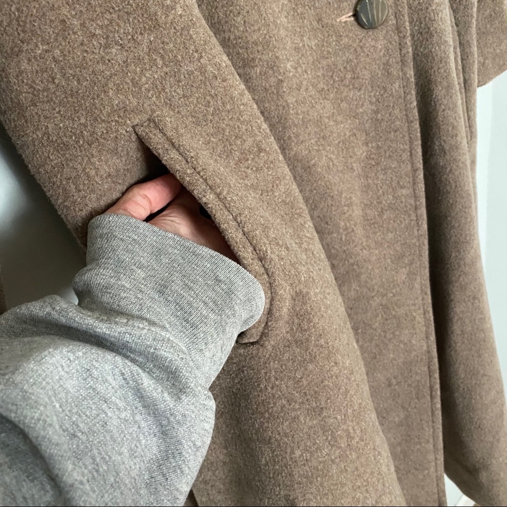 Brown Wool Fully Lined Jacket - image 3